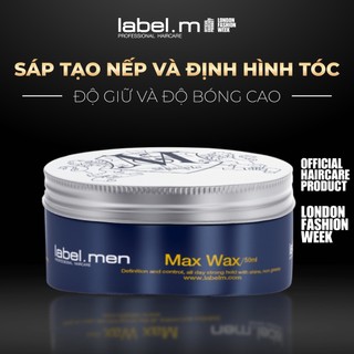 Sáp vuốt tóc Label.M Max Wax cho nam 50ml