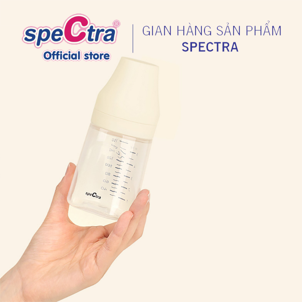 Ảnh Bộ Hai Bình Cổ Rộng PP Spectra 160ml Chính hãng Hàn Quốc 3