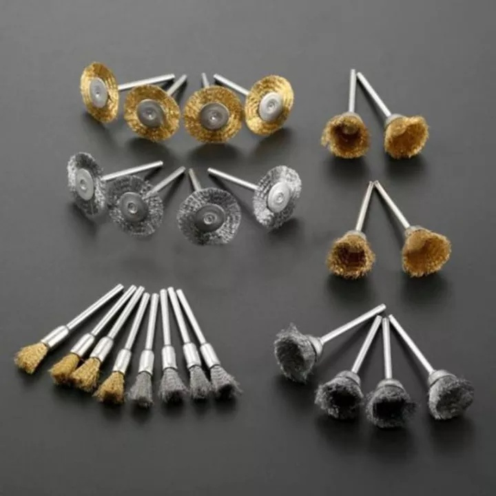 Bộ chổi đánh rỉ, chổi đánh rỉ, cọ đánh rỉ 24 chi tiết | Shopee Việt Nam