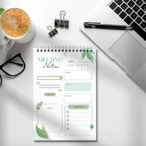 Sổ dự họp, sổ ghi chú cho buổi họp, meeting note, 14,5x21cm