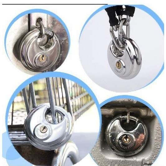 Khóa Chống Trộm Đa Năng 70mm – Cứng Cáp, Bền Bỉ, Chống Cắt Phá Hiệu Quả Cho Cửa Nhà & Phanh Đĩa Xe