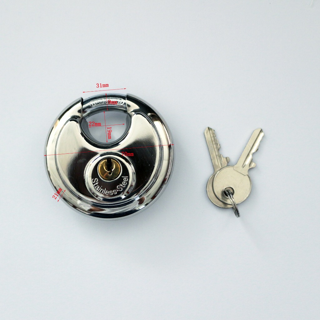 Khóa Chống Trộm Đa Năng 70mm – Cứng Cáp, Bền Bỉ, Chống Cắt Phá Hiệu Quả Cho Cửa Nhà & Phanh Đĩa Xe