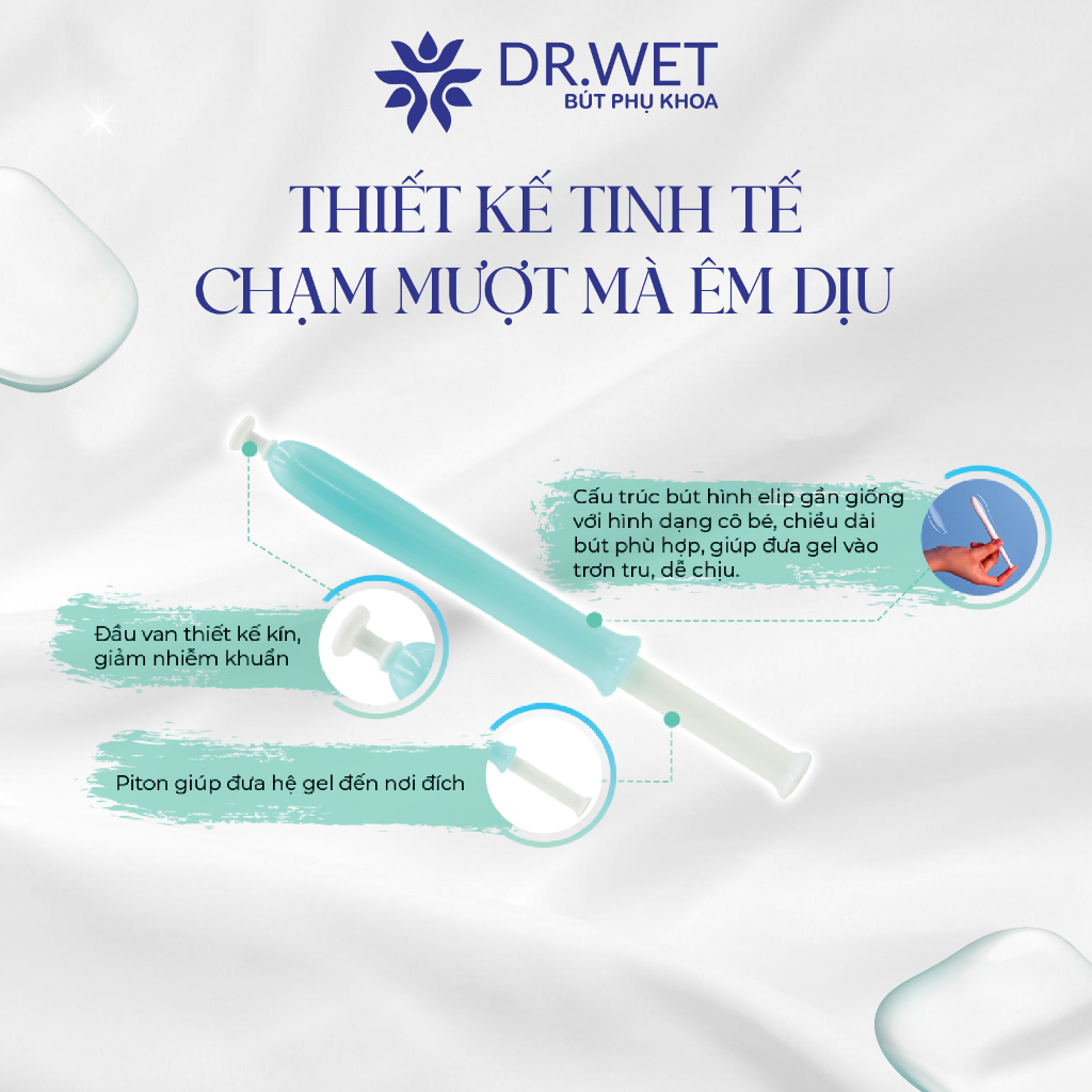 Ảnh Bút Inner Gel DR.WET Đũa Thần Giúp Cân Bằng Độ pH, Giảm Mùi Hôi, Dưỡng Ẩm Và Làm Hồng 1