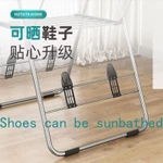 Lớn Size treo quần áo Đa chức năng thông minh gấp gọn sào sào phơi đồ móc nhôm treo quần áo cây phơi Quần áo xào treo đồ — ảnh 3