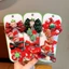 Set 5 Kẹp Tóc Giáng Sinh Noel Cho Bé Phụ Kiện Cài Tóc Cho Bé Mùa Noel - BỐ KHỦNG LONG