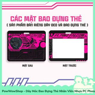 [Sẵn VN - Hỏa Tốc] Dây Đeo Thẻ / Bao Thẻ Nhân Viên Ngang Nhựa ABS Phong Cách Nhân Vật Siêu Nhân Dế Kamen Rider