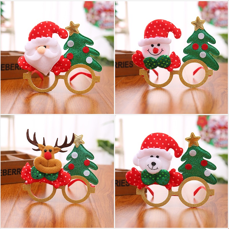 Kính Noel Cho Bé Mắt Kính Giáng Sinh Hóa Trang Lễ Hội Ông Già Noen Cây Thông Kính Mát Dễ Thương- PUPU HOUSE