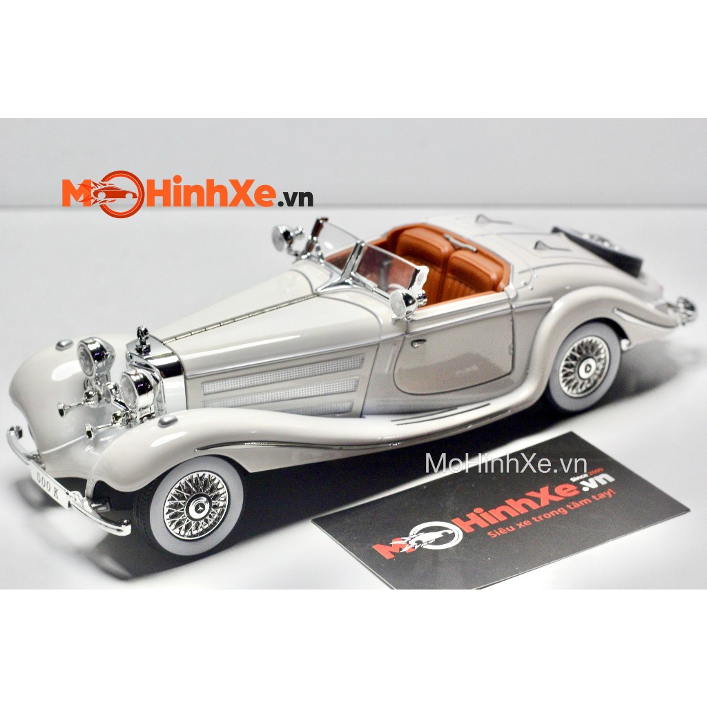 Modell Auto Maisto Mercedes Benz 500 K Special Roadster 1936 1:18 In - Foto 8
