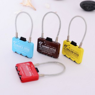 Ổ  Khóa số vali mini 3 số cao cấp - khóa Tình Yêu bảo vệ hành lý hình chiếc áo - vali Libi House