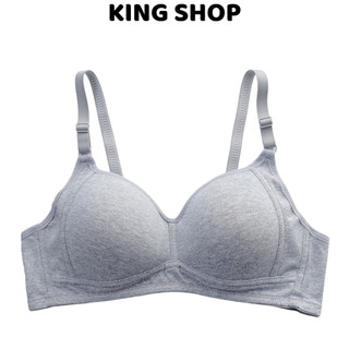 Áo Ngực Nữ Nâng Ngực Không Gọng Bản To Đệm Mỏng King Shop A-838