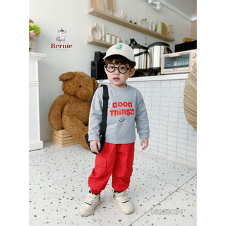 Bộ thu đông bé trai quần Jogger cá tính cho bé trai 1-6 tuổi (9-23kg) N020