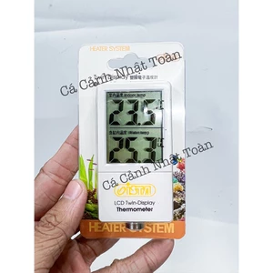 NHIỆT KẾ ĐO NHIỆT ĐỘ BỂ CÁ BÊN TRONG, NGOÀI ISTA LCD I-619