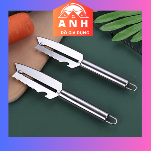 Dao bào INOX 2 lưỡi siêu bén dùng bào vỏ rau củ tiện lợi, cắt gọt ...