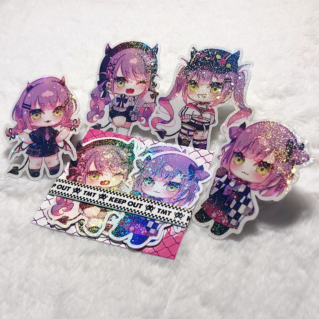 Sticker Set - Tokoyami Towa ( Hololive Vtuber ) | Shopee Việt Nam