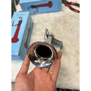 Còi chim nhôm, kèn chim nhôm vỏ hộp xanh điện 12v và 24v