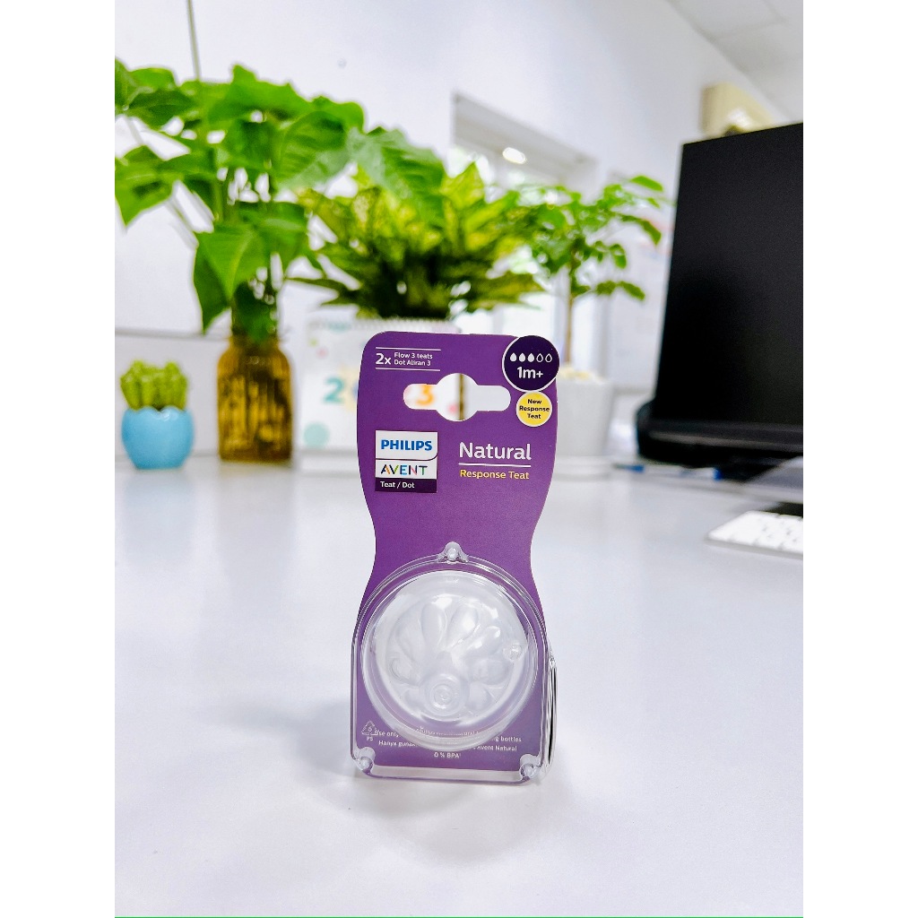 Ảnh Philips Avent Núm ty mô phỏng tự nhiên mới SCY962/02 SCY963/03 SCY964/02 SCY965/02 SCY966/12 4