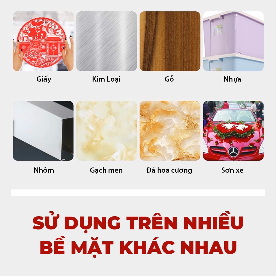 Băng Keo 2 Mặt Siêu Dính Trong Suốt Dán Mọi Vật Dụng CIND 10m