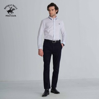 Beverly Hills Polo Club - Áo sơ mi ngắn tay dài tay Nam Slim Fit WT Trắng- CMLSS23TL009