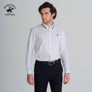 Beverly Hills Polo Club - Áo sơ mi ngắn tay dài tay Nam Slim Fit WT Trắng- CMLSS23TL009