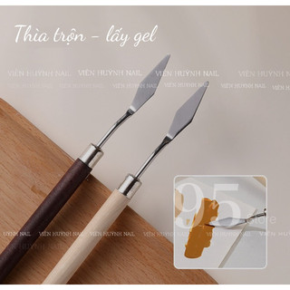 Thìa lấy gel - trộn gel , pha màu sơn