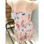 SX997 – Set bộ đồ ngủ 2 dây cute mặc nhà chất lụa satin mềm mại thoáng mát