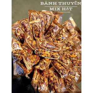 Bánh thuyền mix hạt dinh dưỡng đồ ăn vặt healthy giảm cân- (500G)