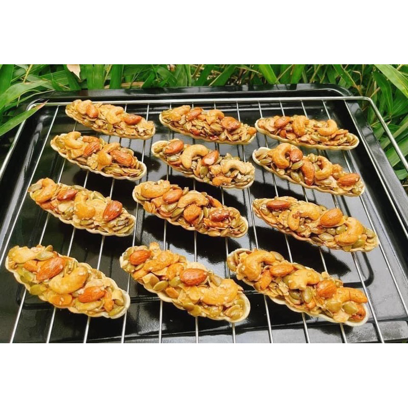 Bánh thuyền mix hạt dinh dưỡng đồ ăn vặt healthy giảm cân- (500G)