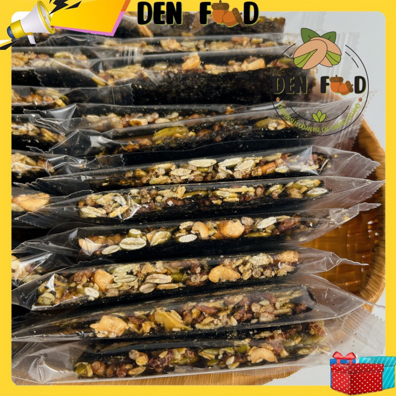 Bánh thuyền mix hạt dinh dưỡng đồ ăn vặt healthy giảm cân- (500G)