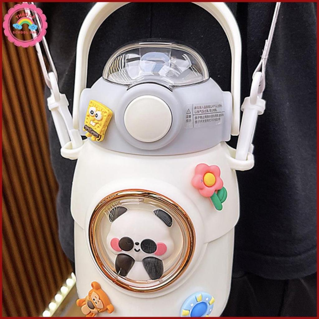 Bình giữ nhiệt cho bé đi học INOX 316 700ML bình nước trẻ em siêu dễ thương cute có dây đeo, có quà tặng kèm TL2315