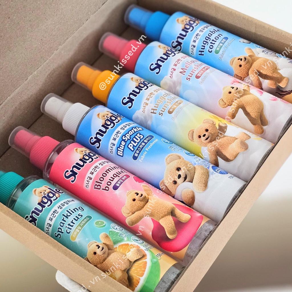 Xịt thơm quần áo Snuggle Nội địa Hàn Quốc 6 Mùi hương - Xịt thơm số 1 Hàn Quốc 🇰🇷