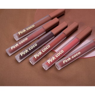 Son Kem Lì Pink Coco Mềm Mịn Dưỡng Ẩm Môi Có Ảnh Thật Chính Hãng Nội Địa Trung