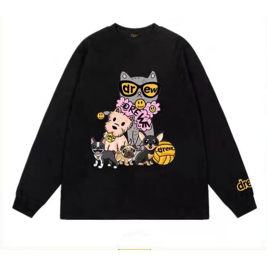 [Nỉ Chân Cua] Áo Sweater Mặt Cười Bông Hoa Form Rộng Vải Nỉ Cao Cấp Nhiều Màu Unim Store - SW09