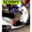 Ghế ga xếp inox cao cấp có vòng bảo hiểm , dây đai, SCOOPY , VISION , VARIO,SH