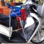 Ghế ga xếp inox cao cấp có vòng bảo hiểm , dây đai, SCOOPY , VISION , VARIO,SH