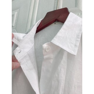 [JUNE LINEN] S02. Set LINEN TƯNG PREMIUM áo sơ mi tay dài + quần dài ống suông. Nhiều màu. Ảnh thật.