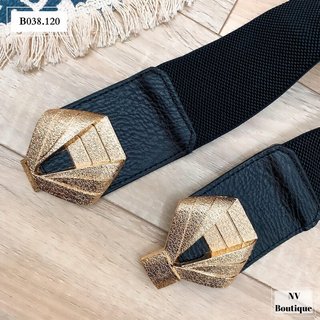 Đai váy liền, đai đầm liền, áo sơ mi, áo blazer, jumpsuit, bản rộng, chun co giãn, móc khóa họa tiết nơ thắt W70