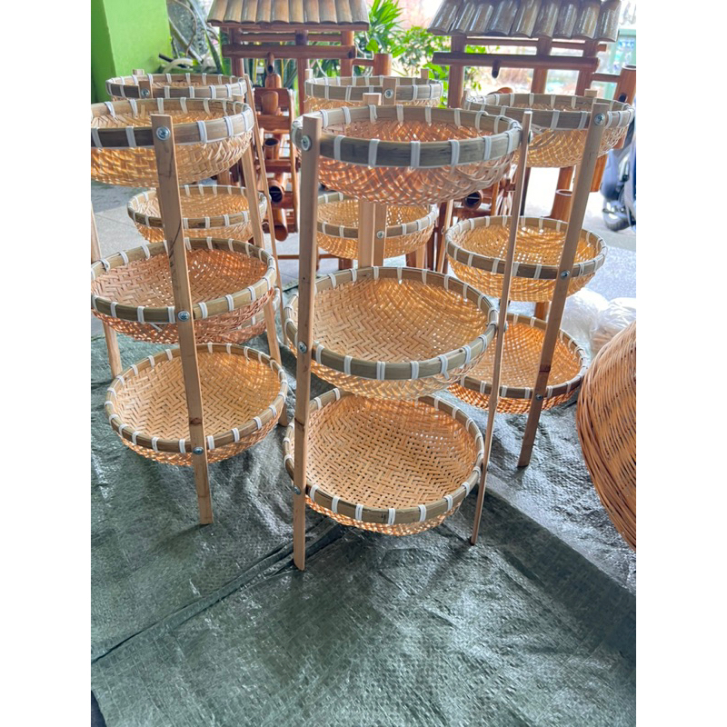 kệ rổ tre 3 tầng | Shopee Việt Nam
