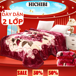 Chăn mền nhung 3KG lông tuyết 2 lớp nhung siêu ấm cotton mền mịn 1m6x2m nhập tại xưởng bao đẹp cao cấp