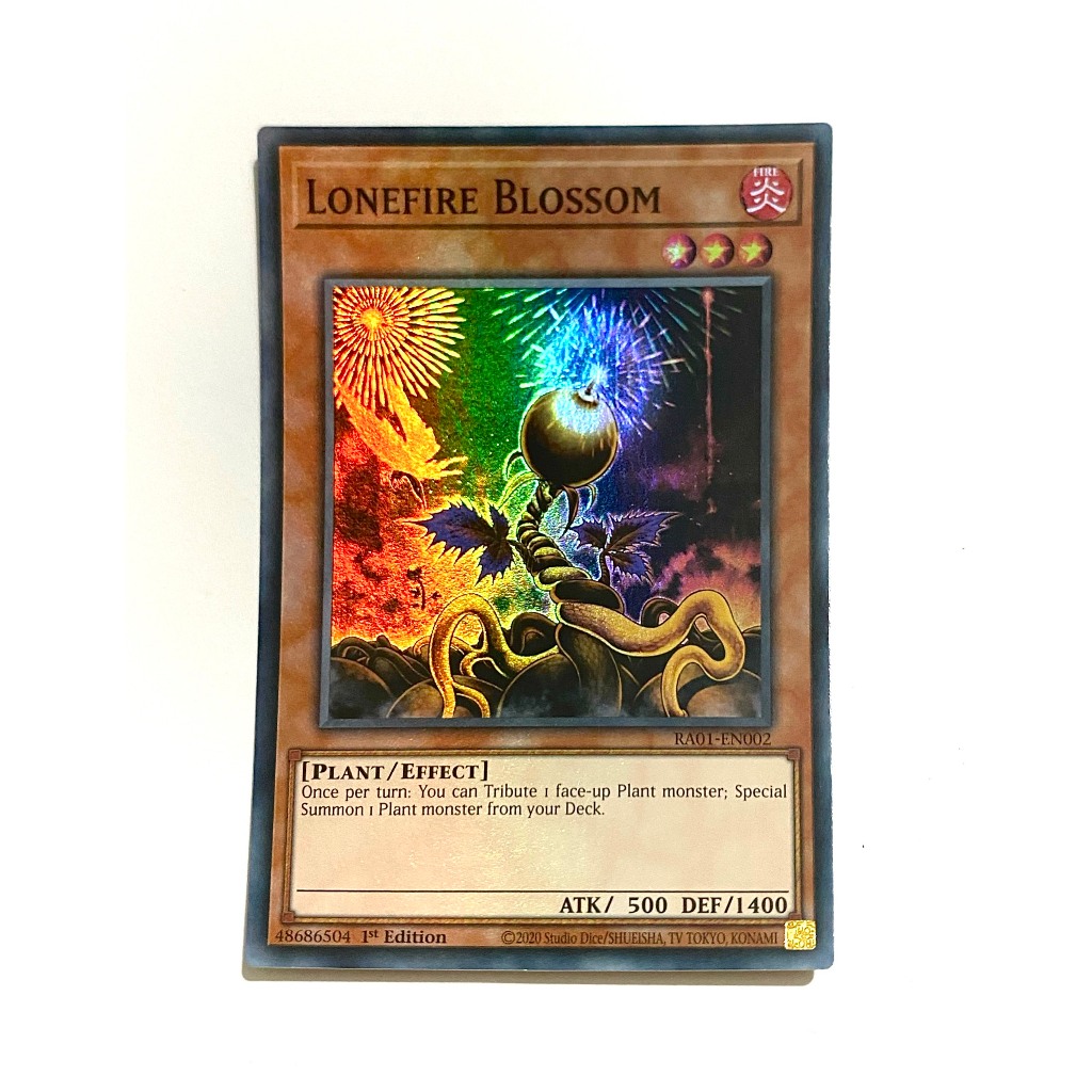Lonefire Blossom Ultra Rare Ra01 Yugioh! Inglés
