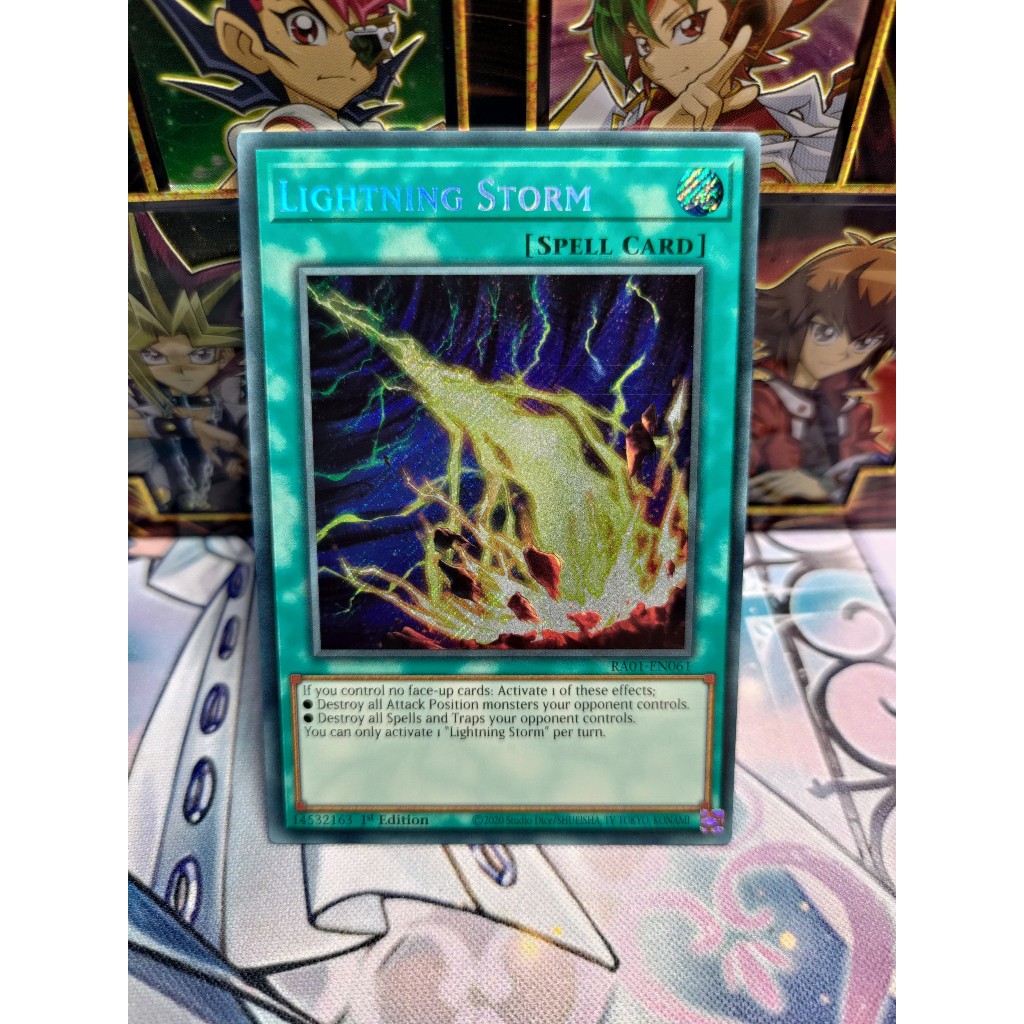 LiLy_Yugioh] [UK-AE-JP] L&aacute; B&agrave;i QCAC-JP017 - Lightning Storm - RA01-EN061 | Việt Nam
