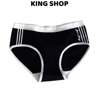 Quần lót nữ cotton cute cạp vừa đáy 2 lớp kháng khuẩn thoải mái co dãn cute King Shop L-520