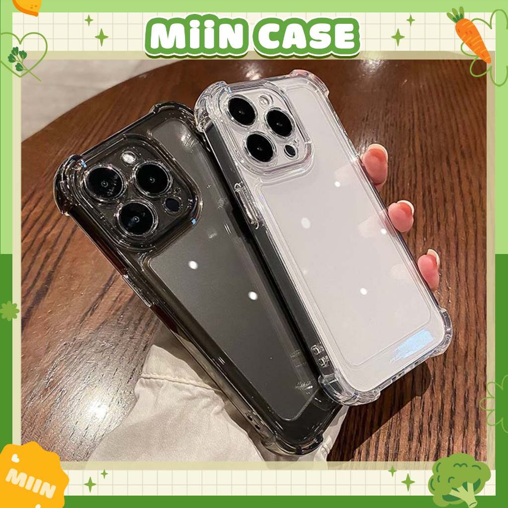 Ốp Lưng iPhone TPU Silicon Mềm 4 Góc Chống Sốc, Cao Cấp, Bảo Vệ Camera - iP 6/7/8/Plus/X/XS/11/12/13/14/15/16/17/Pro/Max - 1