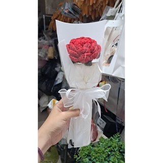 Bó hoa hồng len 1 bông