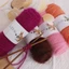 Len Sóc kim tuyến, sợi mohair 100% xơ staple từ acrylic