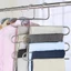 Móc inox 5 tầng treo quần áo, treo khăn - đa năng, tiện dụng