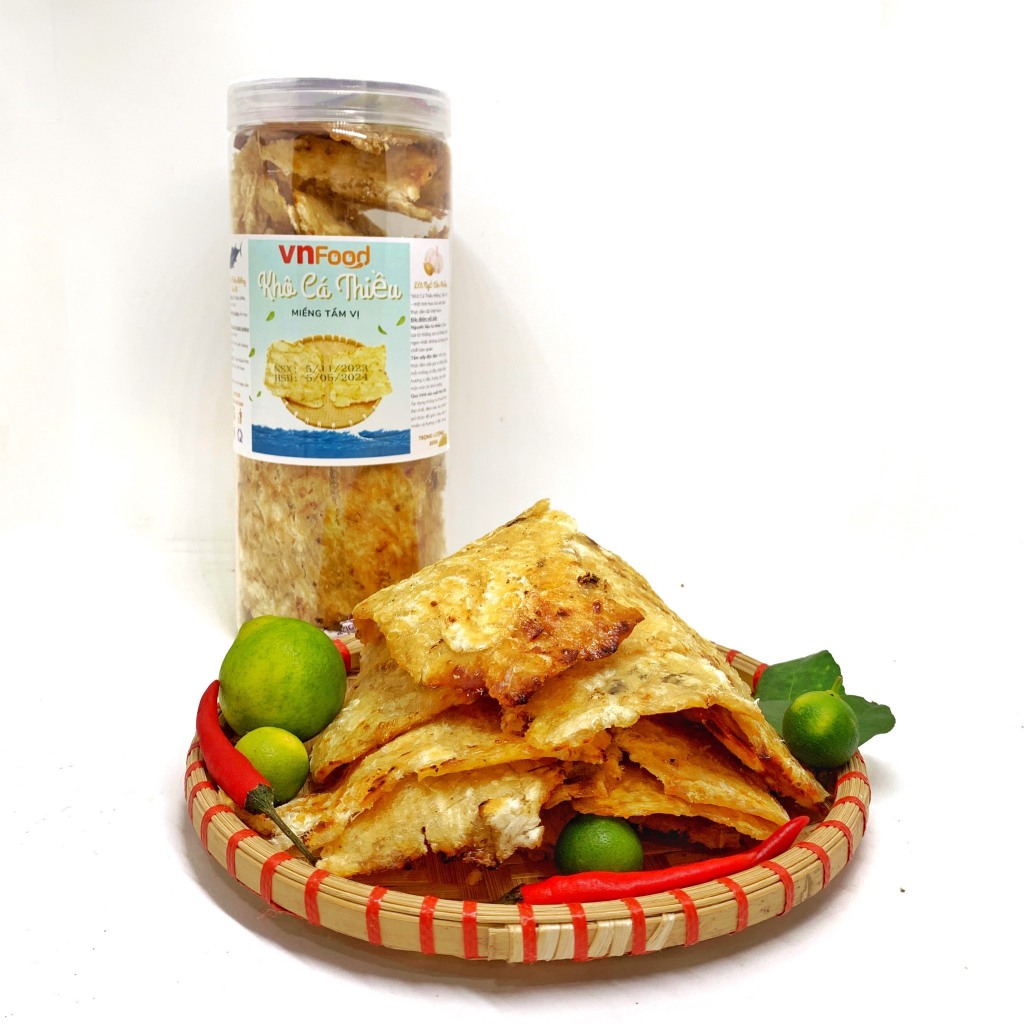 Khô Cá Thiều Miếng Tẩm Vị Nha Trang 250-500Gr | Ăn Vặt VNFoods