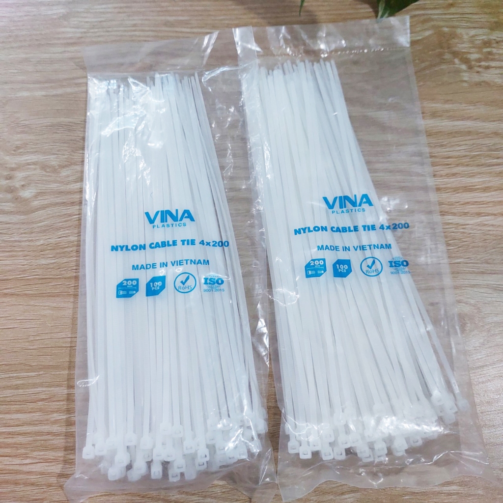 Dây rút nhựa siêu bền 4x200 , 4 cm x 20 cm, màu trắng | Shopee Việt Nam