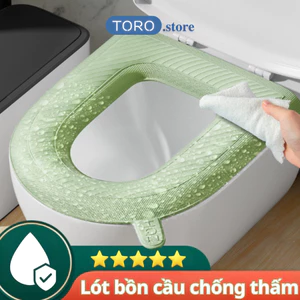Miếng lót bồn cầu chống thấm nước TORO chất liệu bằng xốp EVA chống thấm bốn mùa