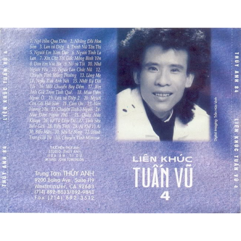 Băng Cassette Liên Khúc Tuấn Vũ 4