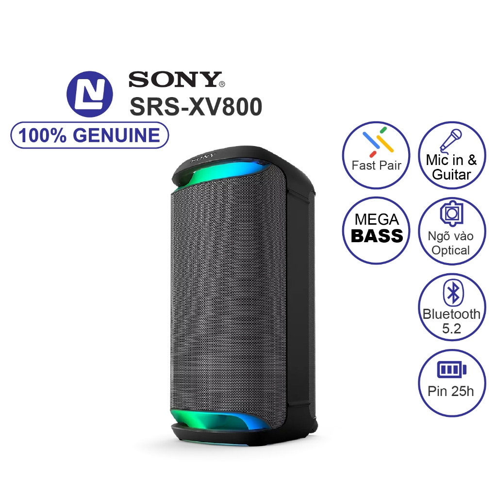 New Full box Sony SRS XV800 Loa Karaoke di động | Shopee Việt Nam